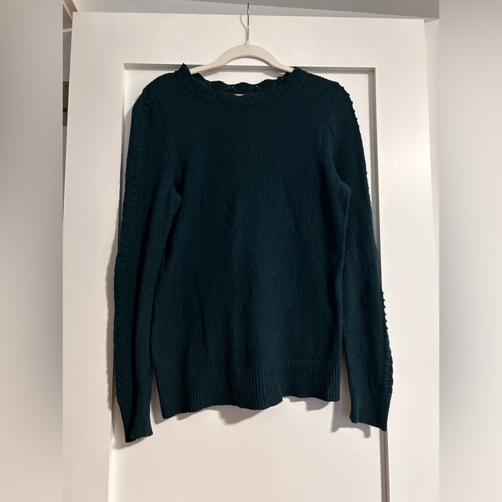 Dark Teal Loft Crewneck Sweater